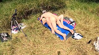 Hairy MILF Fucks on Hawaiian Beach - Amateur Couple Missionary Sex