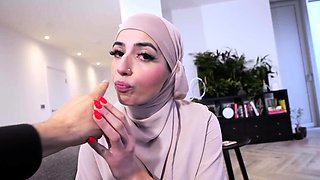 Hijab hot wife pay her husbands dues