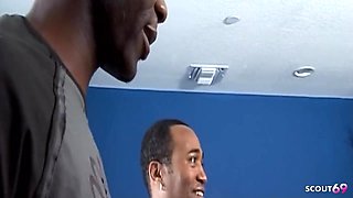 Ebony PLUS-SIZE COUGAR Jordan Rain Ravaged in a Three way by Large Black Lollipops