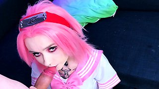 Pretty amateur redhead teen Farrah Flower fucked in public
