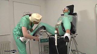 Lesbian Femdom in Latex