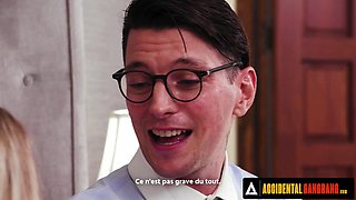 ACCIDENTAL GANGBANG - 5 Males Cheer Up Their Sexy Friend By Gangbanging Her SPANISH SUBTITLES - Rebel Rhyder