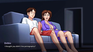 step sister and anon make hot seen in summertime saga part