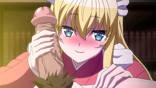 The caretaker has his way with the princess in this animated hentai