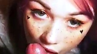 Amateur Blowjob Cumshot Compilation