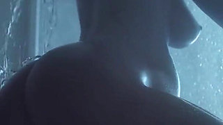 Pregnant Widowmaker Getting Her Tight Purple Pussy Fucked From Behind & Creampied