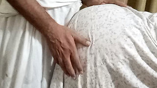 Real Pakistani hot amber khan local home made sex video with husband in dogy style big ass