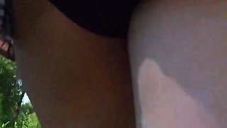 106 Walking with You: Short Skirt Tease & Secret Panty Flash 60fps