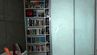 Teen Girl Solo Masturbation and Striptease 24