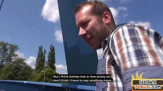 Real pulled latina fucks in Europe with lucky fellow