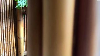 Teen honey spied in the shower, jacking like a professional