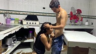 Friends Girlfriend Brings Big Tits And A Hungry Mouth To A Secret Hookup