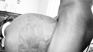 Stepson making that pussy fart hard with his big black hard cock