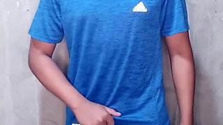 Young Latino Masturbates in His Room 2