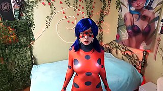 Supervillain Dominates Cosplay Superheroine in POV Blowjob Seduction