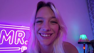 Nade Nasty's Blonde Bombshell Craves Big Intense POV Action