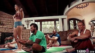 Lilith Grace Yoga MILF Gangbang Anal DP with Multiple Guys