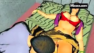 Desi Bhabhi Gets Hot Help From Devar At Home - Blowjob & Fingering Fun