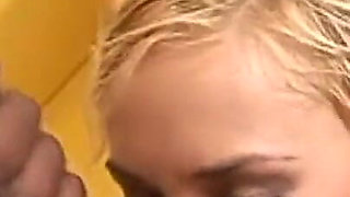 Amazing Giant Black Cock for a Blonde Whore' S Ass!!