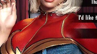 Hot Girl with Big Tits Rough Fuck with Alien Monster Cockham Superheroes 23