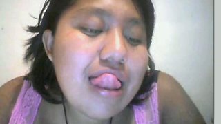 Mexicana en Webcam Enseando Tetas!