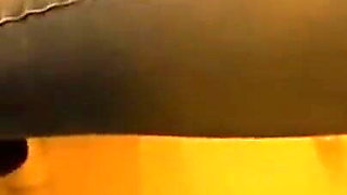 Big Boobs Latina in Tight Jeans Stripping