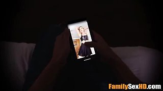 Blonde Stepsisters Chloe & Gwen Threesome Fuck With Stepbro