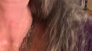 Sexy Mature Hot BJ + Swallow While Riding Dildo! Maxxximummilf