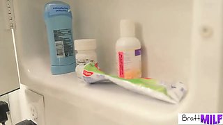 Big Tit MILF Casca Akashova Helps Stepson Drain His Balls