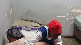 18 Year Old College Girl Sucks off Her Stepdaddy Before Class