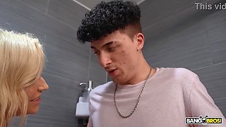 BANGBROS - Shower Masturbation Turns Into Wild Step Fantasy Sex Featuring Spencer Scott And Ethan Seeks