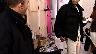 Slim small titted brunette Angelina Wild