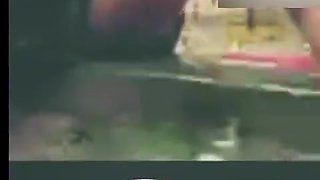 Desi Girl Is Taking A Bath Outside