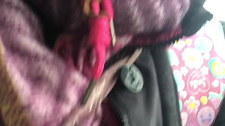 Flashing My Tit with Rock Hard Nip in Fucking Filthy Weather