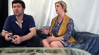 Big Natural Tits Blonde Stepmother Massaged And Fucked