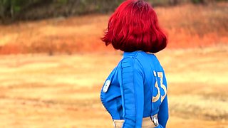 Sweetie Fox Fallout Cosplay Redhead Beauty Rough Fucks With