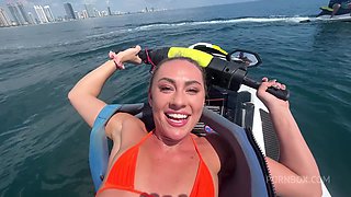 Jetski Pov Fuck With Wild Mackenzie Mace And Aquatic Voyeurs. I Love Miami!!