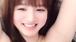 Amateur asian Lily masturbates her sexy body