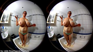 A Milk Shower For Busty Cleo - Huge Tits Bbw Solo