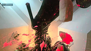 Sheela Sinner the Giantess Crushing the Banana Heel Cleaning Slave Part 1