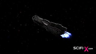 Doggystyle movie with smiling bedmate from Scifi-X