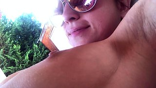 Sweet amateur teen GF jerking dick 5