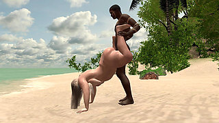 Curvy Tourist Loves BBC l 3D Animation Hentai Uncensored