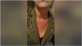Horniest Sexy Milf Masturbates In Bar Bathroom