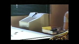 Two Hot Busty Lesbian Secretaries MILFs Lick Each Other's Pussy