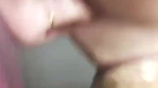 Afternoon Throat Service - Black Dress Swallows Every Drop