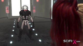 3d porn movie with beauteous siren from Scifi-X