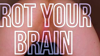 Cute curly brunette solo webcam masturbation