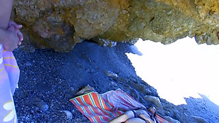 samia horny beach fuck in a lagoon