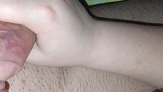 Passionate smoking and jerking off